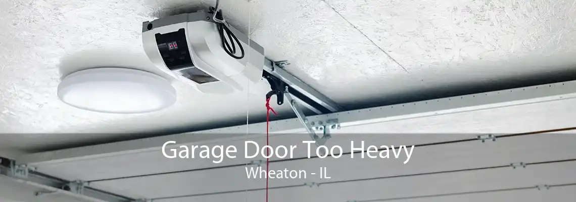 Garage Door Too Heavy Wheaton - IL